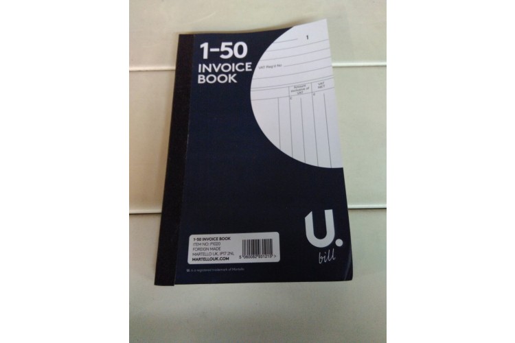 1-50 Invoice Book 