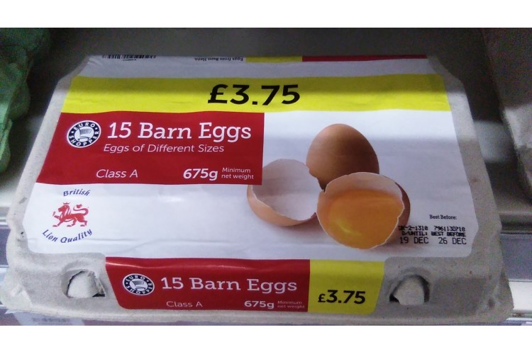 Euro Shopper 15 Barn Eggs