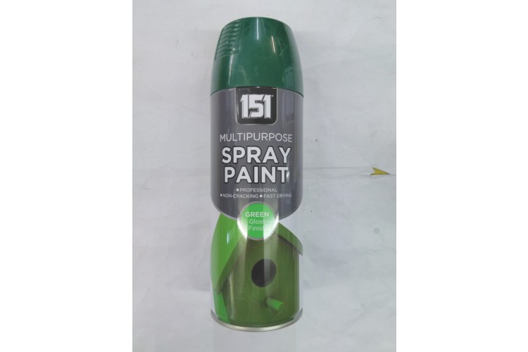 151 Multipurpose Spray Paint Green Gloss Finish 400ml