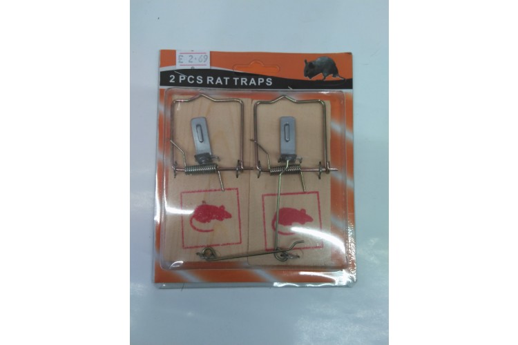 2 PCS Rat Traps Wooden Small