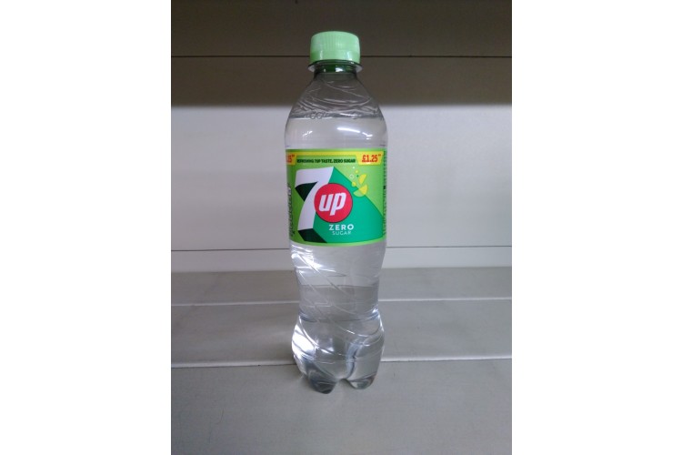 7Up Zero Sugar  500ml Pm £1.30