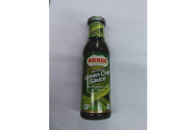 Ahmed Foods Hari Chutney Green Chilli Sauce Salsa Al Peperoncino Verde 300g