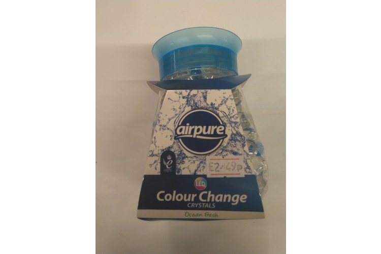 Airpure LED Colour Change Crystals Ocean Fresh 300 g