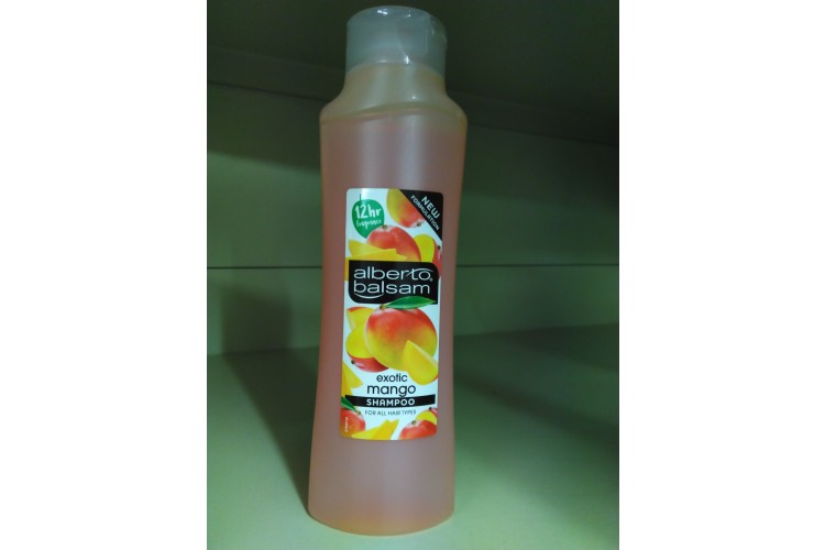 Alberto Balsam Exotic Mango Shampoo for all hair type 12 hours Fragrance 350ml