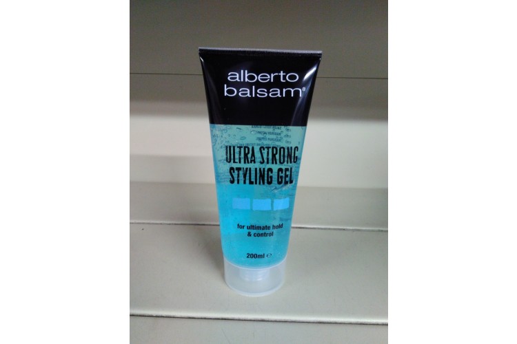 Alberto Balsam Ultra Strong Styling Gel 200ml 