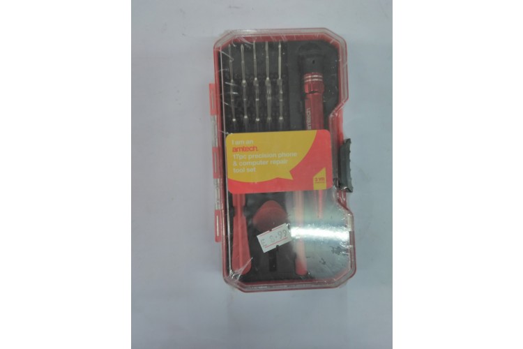 Amtech 17pc Precision Phone & Computer Repair Tool Set 
