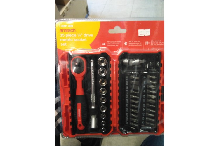 Amtech 35 Piece 1/4