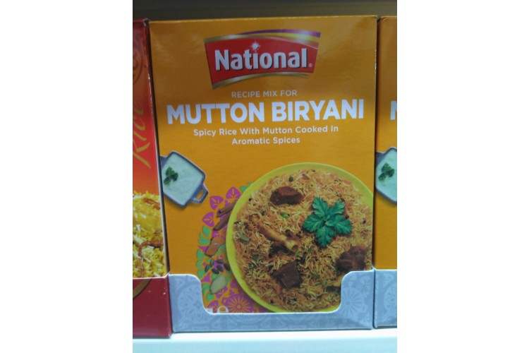 ANY 2 FOR £1.50 National Mutton Biryani 39g