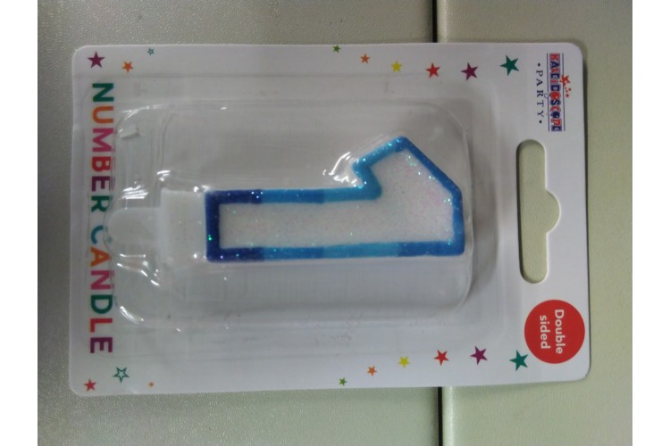 APAC Blue Candle Number 1