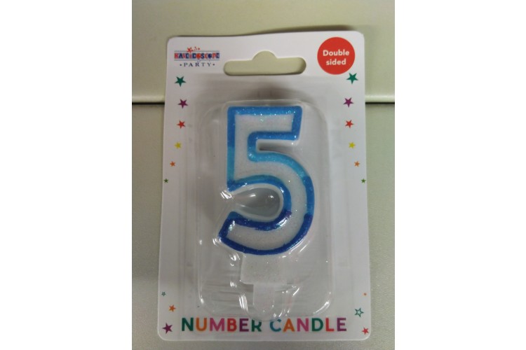APAC Blue Candle Number 5