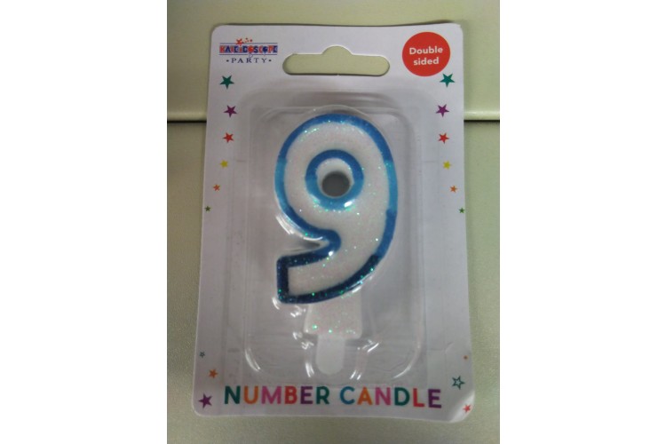APAC Blue Candle Number 9