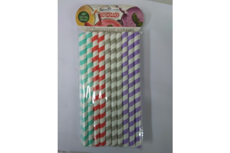 Apollo 20 Smoothie Straws 