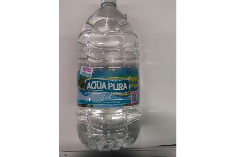 Aqua Pura Still Natural Mineral Water Still 5 Litre