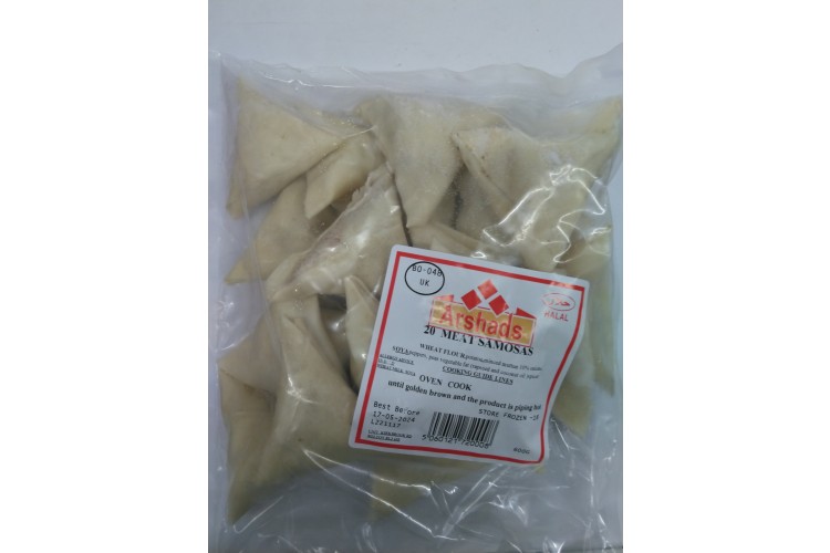 Arshads 20 Meat Samosas 600g PM 3 For £9.99