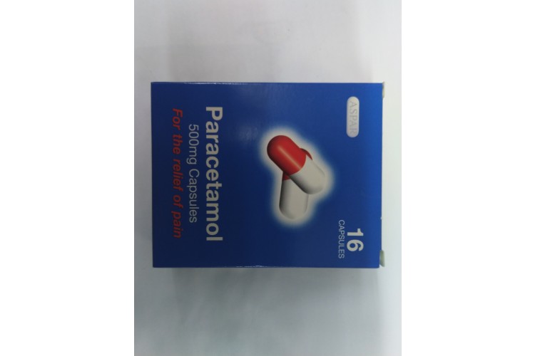 Aspar Paracetamol 500mg Capsules 16pk