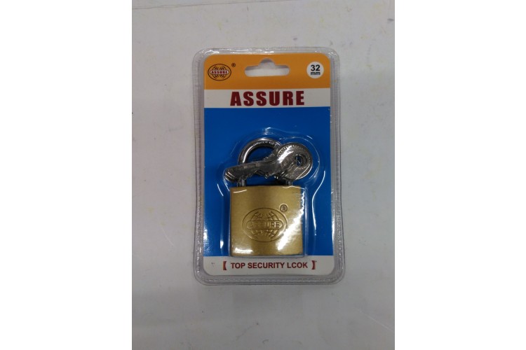 Assure 32mm Brass Padlock 