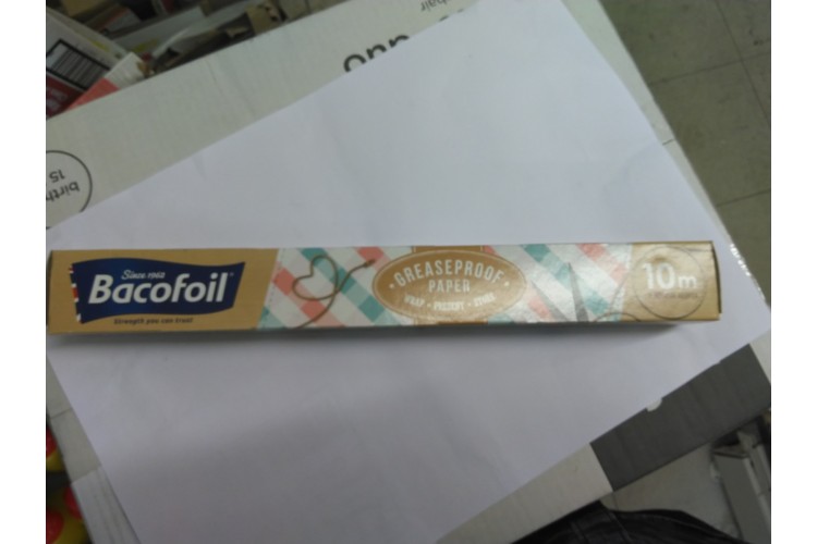 Bacofoil Greaseproof paper 10m