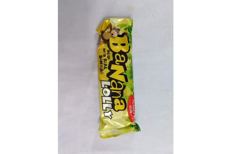 Banana Lolly Made with real banana 