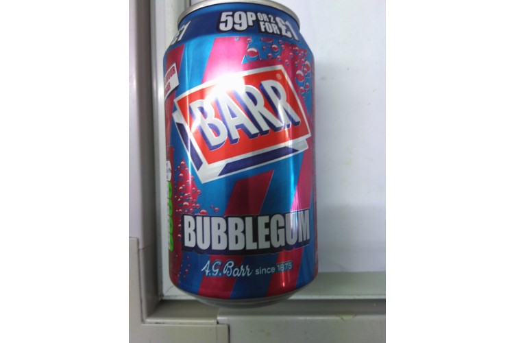 Barr Bubblegum 330ml PM59p 2for£1