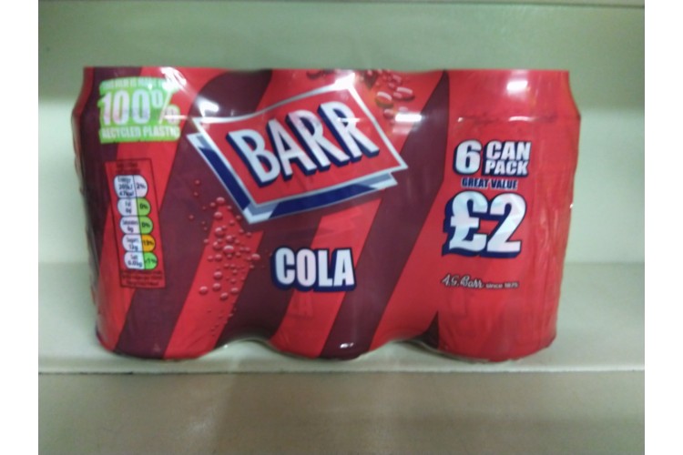 Barr Cola 6x330ml 