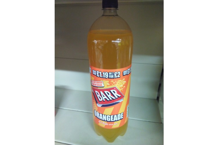 Barr Orangeade 2 Litre 