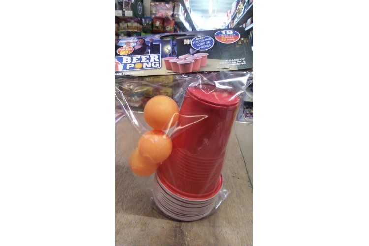 Beer Pong 18 Piece Set