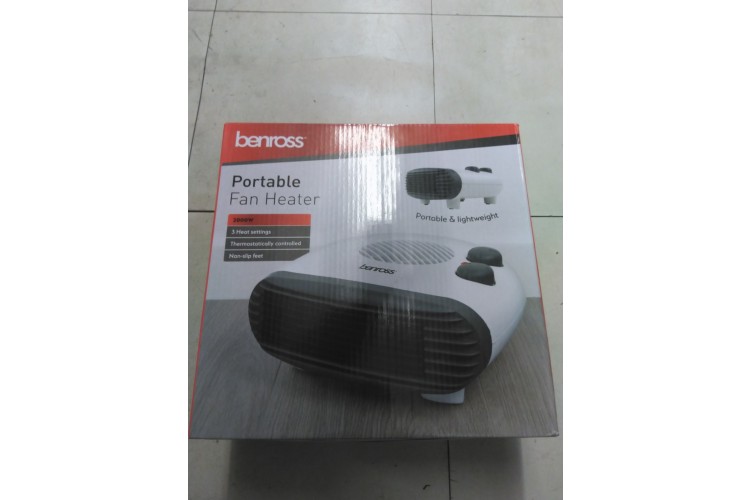 Benross Portable Fan Heater 2000w 