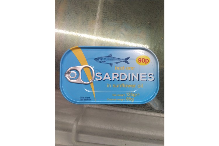 Best-one Sardines in Sunflower Oil 125g