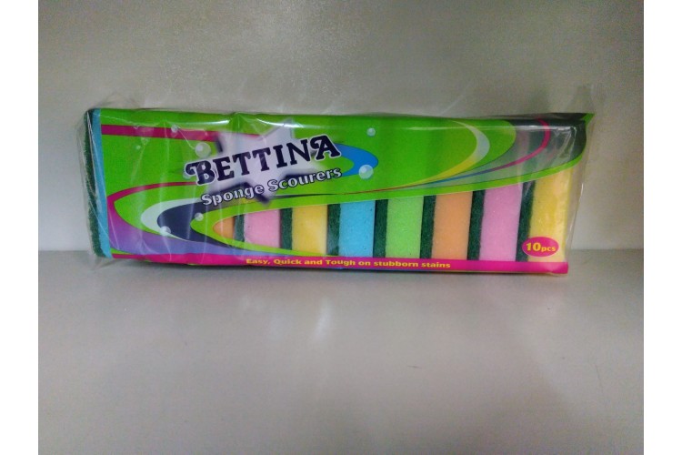 Bettina Sponge Scourers 10 pcs