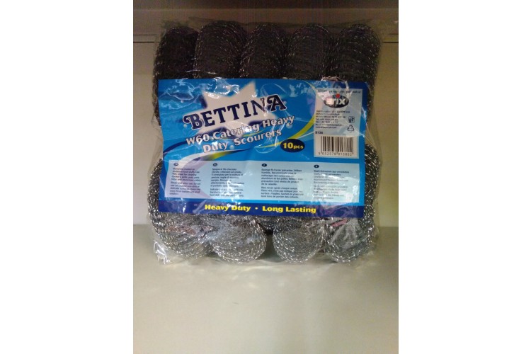 Bettina W60 Heavy Duty Scourers 10 pcs