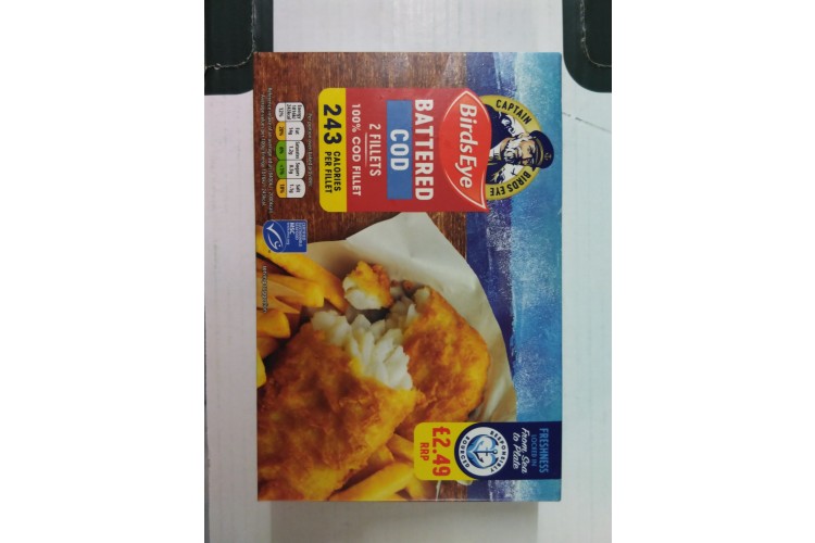 Birds Eye Battered COD 2 Fillets 200g