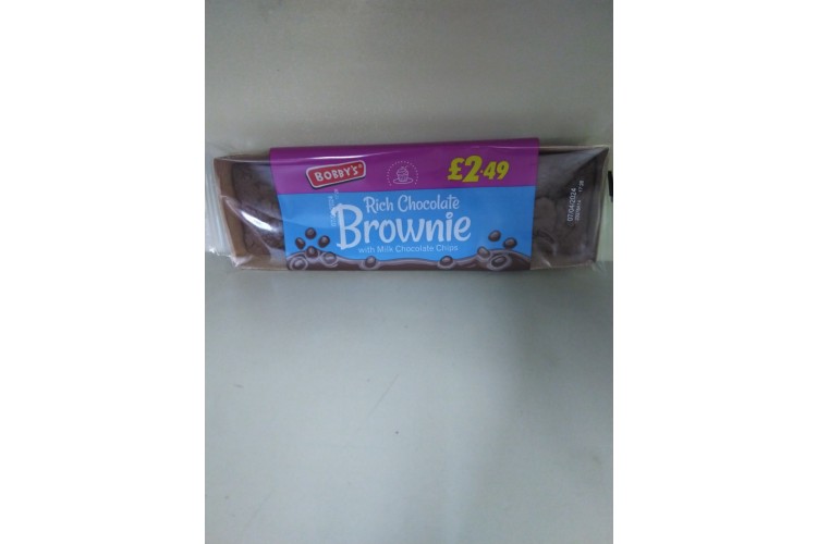 Bobby's Rich Chocolate Brownie with Milk Chocolate Chips 240g 