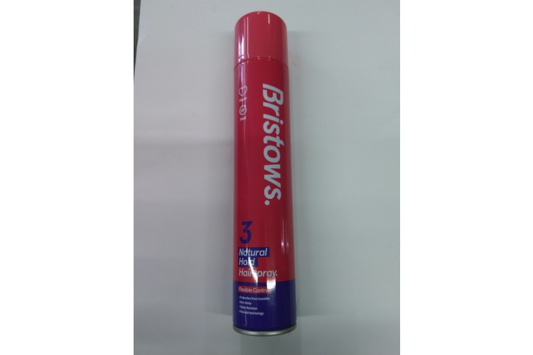 Bristow 3 Natural Hold Hairspray 400ml 