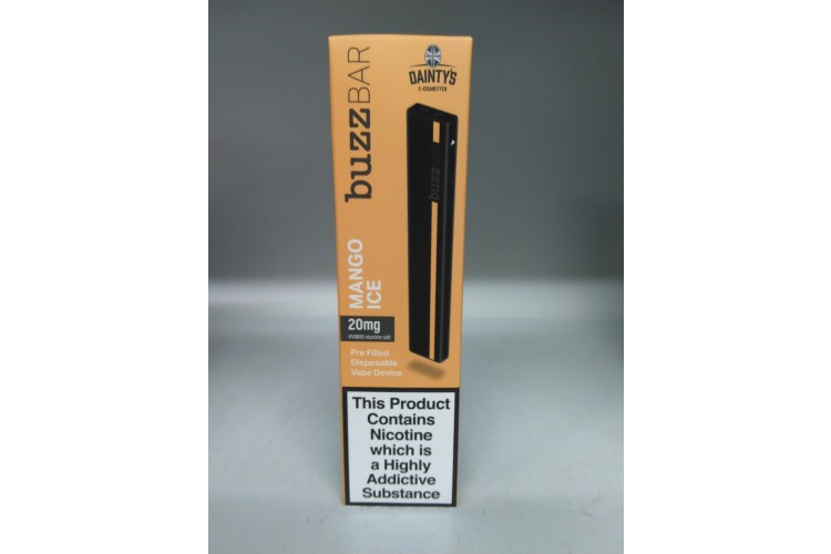 Buzz Bar Mango Ice 20 mg 300 Puff's 