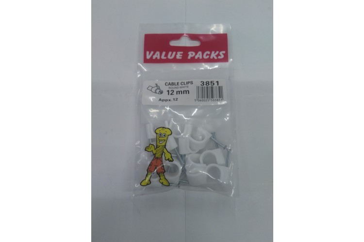 Cable Clips 12mm
