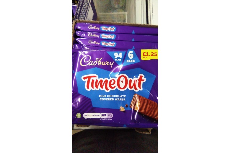 Cadbury TimeOut 6 packs 108g