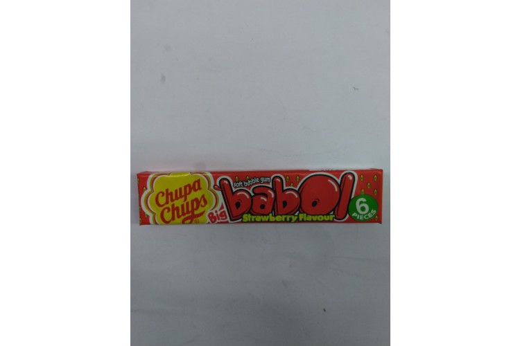 Chupa Chups soft bubble gum Big Babol Strawberry flavour