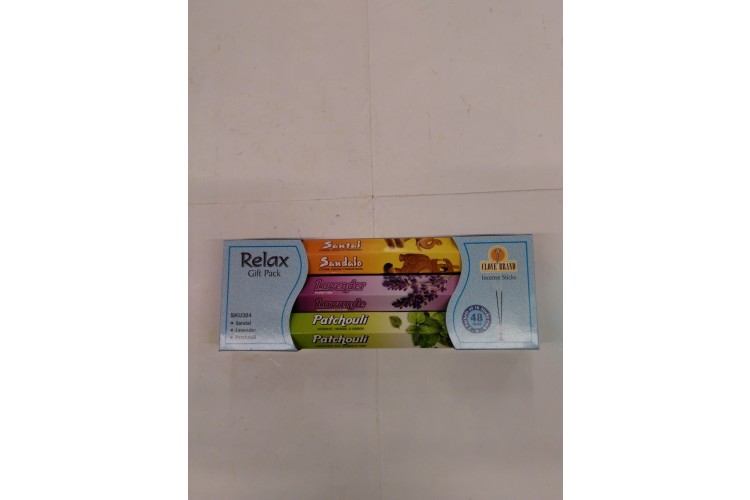 Clove Brand Relax Incense Sticks Gift Pack