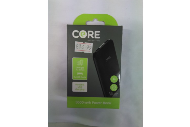 Core Essentials 5000 MAH Power Bank