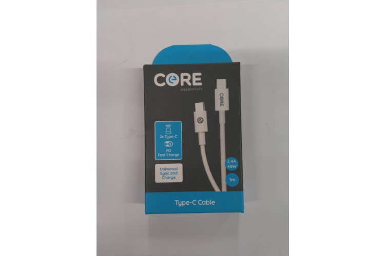 Core Essentials Type C Cable White 