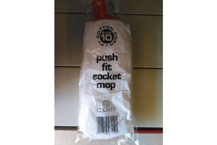 County Push Fit Socket Mop Size 10