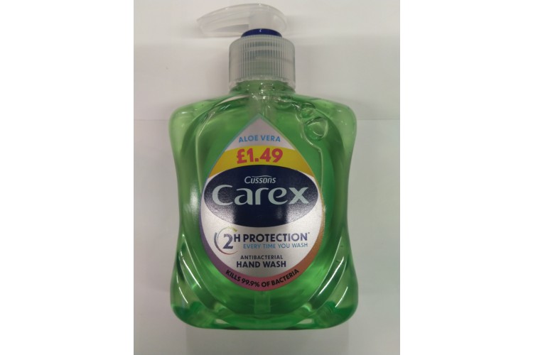 Cussons Carex Aloevera Antibacterial Handwash Original 250ml Pm £1.49
