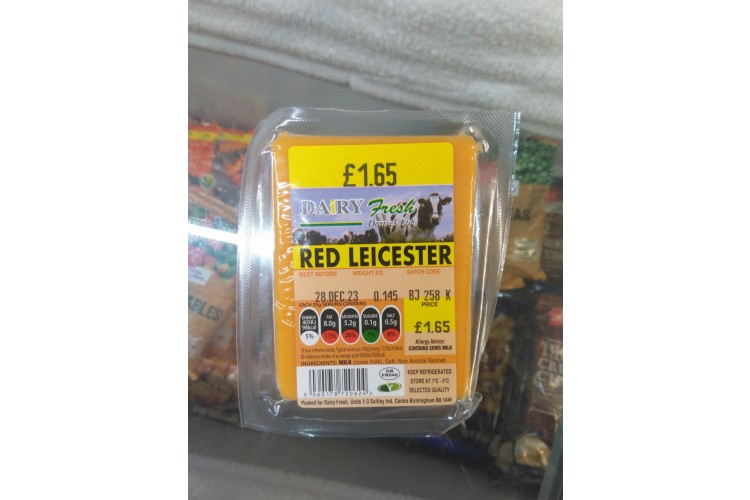 Dairy Fresh Red Leicester 145g