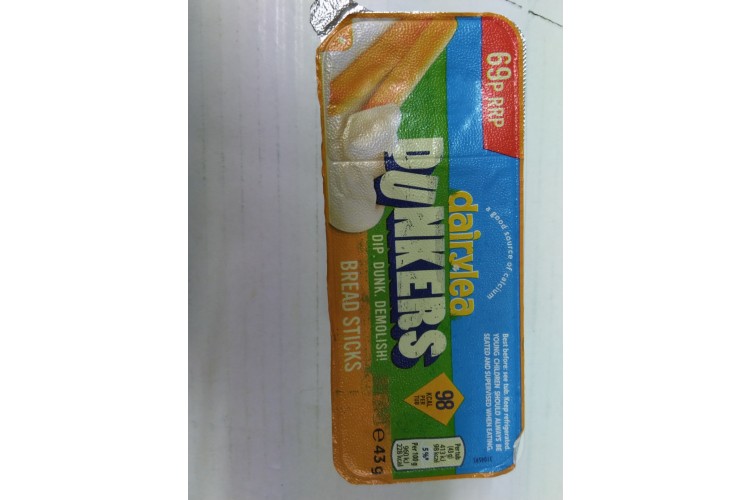 Dairylea Dunkers Bread Sticks 43g PM69p