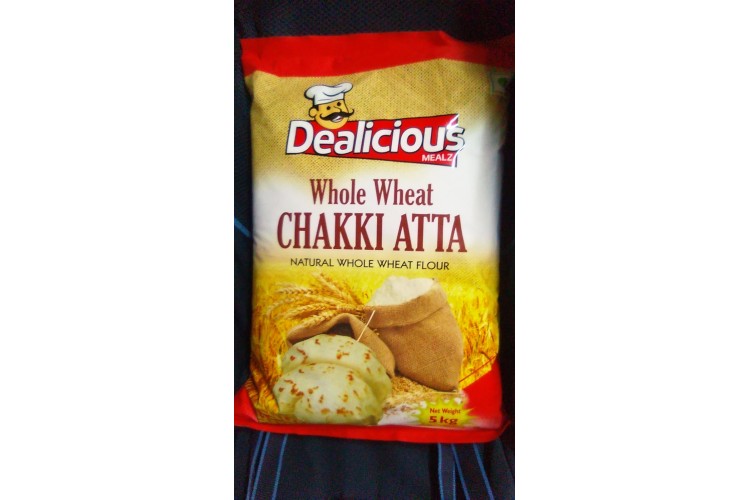 Dealicious Whole Wheat Chakki Atta 5kg