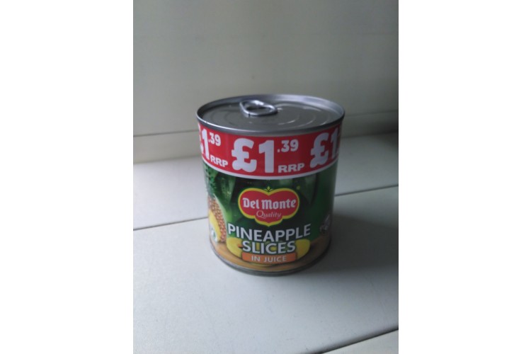 Del Monte Quality Pine Apple Slices In Juice 415g