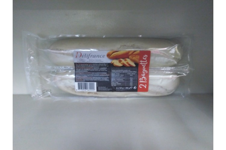 Delifrance 2 White Baguettes  250g
