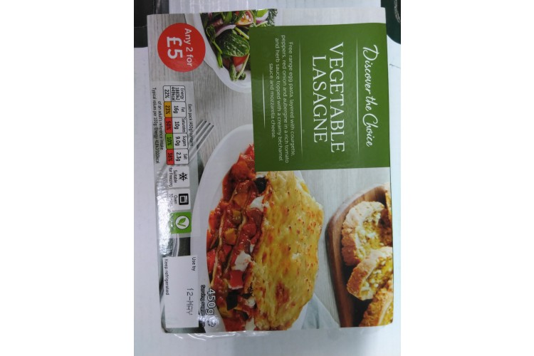 Discover the Choice Vegetable Lasagne 450g