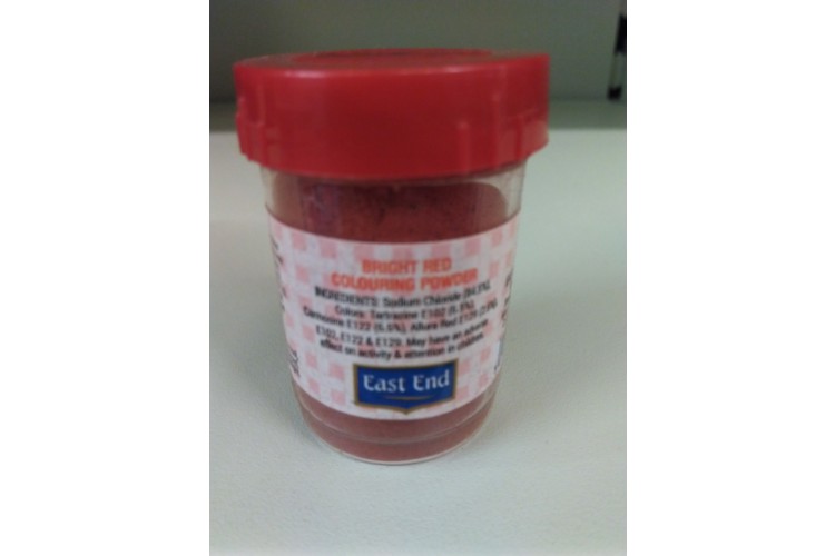 East End Bright Red Colouring Powder 25g