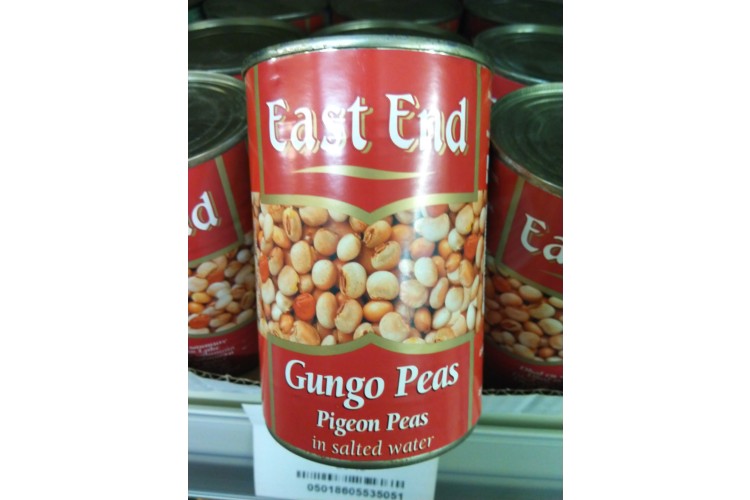 East End Gungo Peas Pigeon Peas in Salted Water 400g